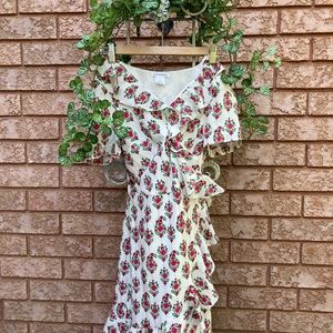 100% Silk Wrap Dress